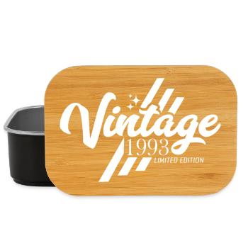 30th Birthday Vintage Sayings - Lunch Box - black - Front