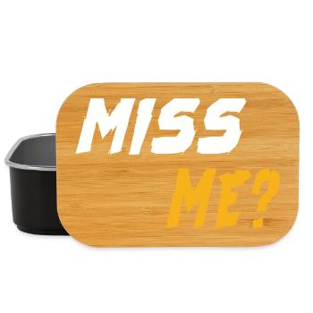 Miss Me? - Lunch Box - black - Front
