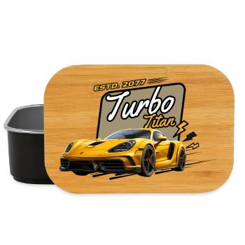 Turbo Titan Boost-Geschwindigkeit - Lunch Box - Schwarz - Vorne