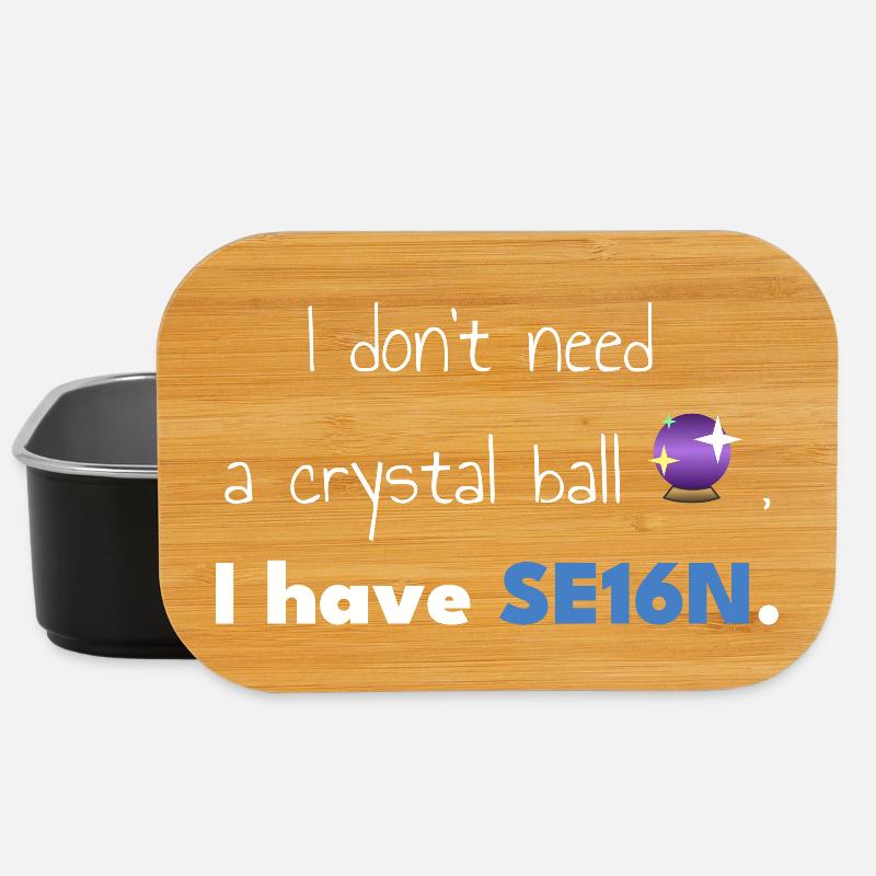 SAP-SE16N-CrystalBall - Lunch Box - Schwarz