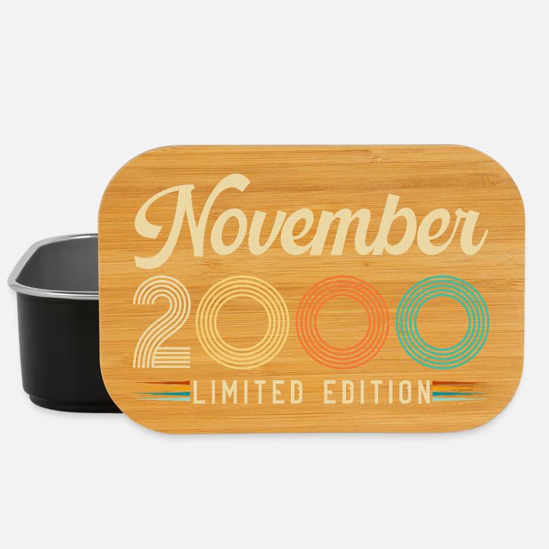 November 2000 Vintage Retro Geburtstagsgeschenk - Lunch Box - Schwarz