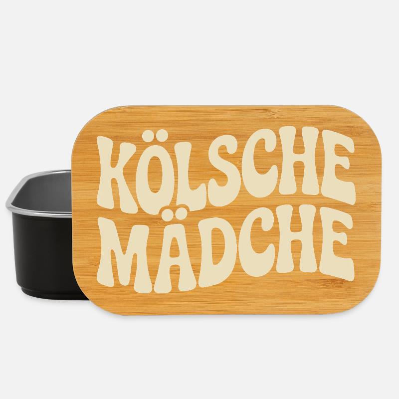 Kölsche Mädche Karneval Köln Kölle Kölsch Mädchen - Lunch Box - Schwarz
