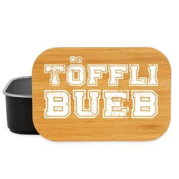Töfflibueb College Style Distressed - Lunch Box - black - Front