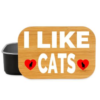 Katzen - Lunch Box - Schwarz - Vorne