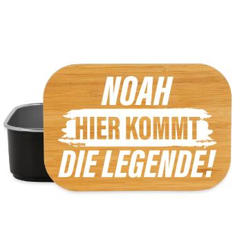 Noah – here comes the legend! - Lunch Box - black - Front