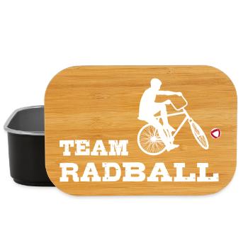 Team Radball, Radballer, Hallenradsport - Lunch Box - Schwarz - Vorne
