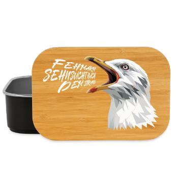 FEHMARN SEHNSUCHT NACH DEM MEER Lustiges - Lunch Box - Schwarz - Vorne