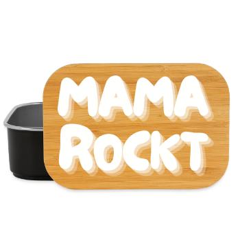 Mama rockt - Lunch Box - Schwarz - Vorne