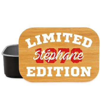 Édition limitée Stéphane 1976 - Boîte à goûter - noir - Devant