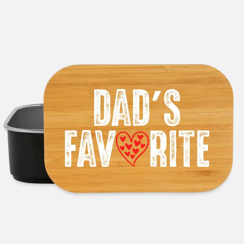 Papas_Lieblings - Boîte à goûter - noir