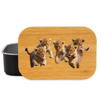 Katzenkinder sind gut drauf - Lunch Box - Schwarz - Vorne