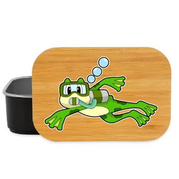 Plongeon de plongée de nage - Boîte à goûter - noir - Devant