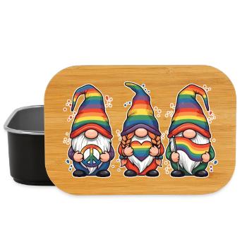 LGBTQ Pride Month - Liebe ist Liebe - Lunch Box - Schwarz - Vorne
