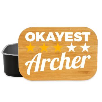 Average archer - Lunch Box - black - Front