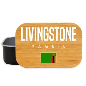 Livingstone Zambia - Lunch Box - black - Front