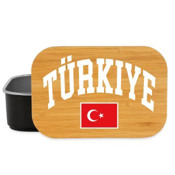 Drapeau de la Turquie - Boîte à goûter - noir - Devant