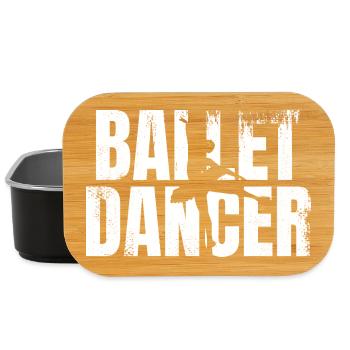 Lustige Ballett Tänzerin - Lunch Box - Schwarz - Vorne