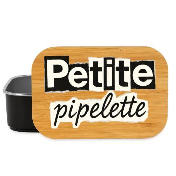 Humor Petite Pipelette Chatty Girl - Lunch Box - black - Front