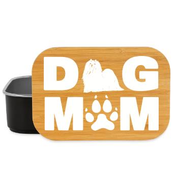 Maltese Dog Lover Pet Dog Mom Dog Dad  - Lunch Box - black - Front