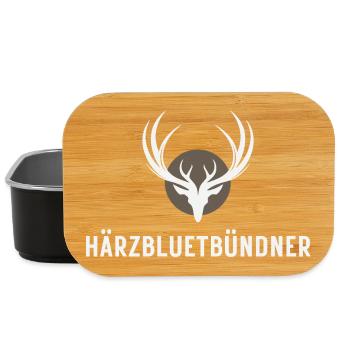 Härzbluetbündner - Lunch Box - Schwarz - Vorne