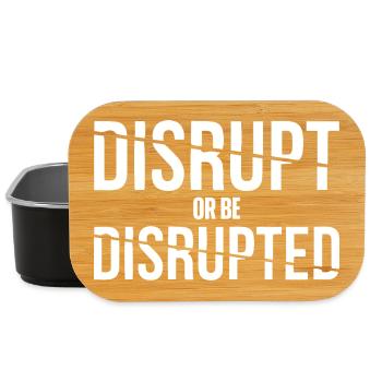 Entrepreneur Businessman Businesswoman Disrupt - Lunch Box - black - Front