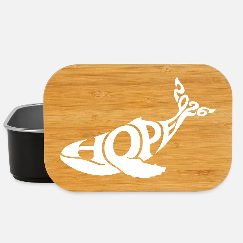 HOPE der Wal - Lunch Box - Schwarz