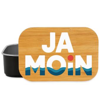 Ja Moin Norddeutschland Hamburg Gamer Meme Moin - Lunch Box - Schwarz - Vorne