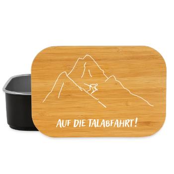 Auf_die_Talabfahrt - Lunch Box - Schwarz - Vorne