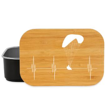 Heartbeat paraglider - Lunch Box - black - Front
