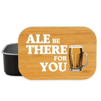 Ale Be There For You - Beer Humor - Lunch Box - black - Front