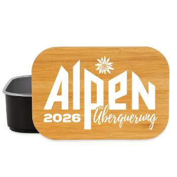 Alpen Überquerung 2026 - Wandern - Lunch Box - Schwarz - Vorne
