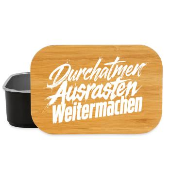Ausrasten Weiter - Lunch Box - Schwarz - Vorne