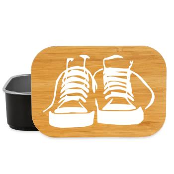 Sneakerhead-Skelettschuhe – Dunkler Humor – Design - Lunch Box - Schwarz - Vorne