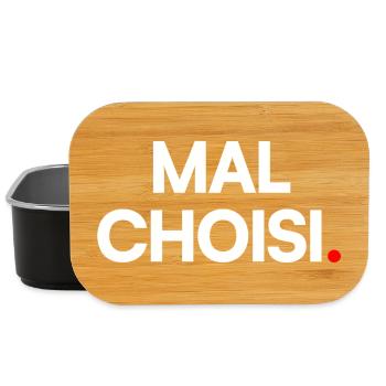 Mal choisi - Boîte à goûter - noir - Devant
