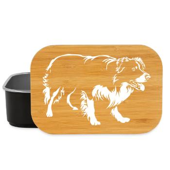 Border Collie "Black Edition" - Lunch Box - black - Front