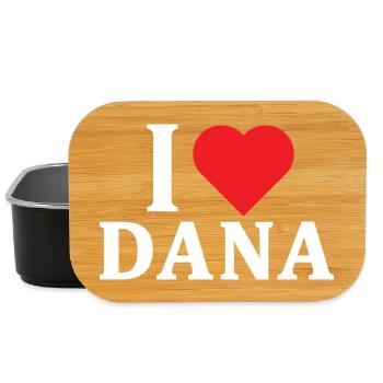 t-shirt J’adore Dana t-shirt idée cadeau - Boîte à goûter - noir - Devant