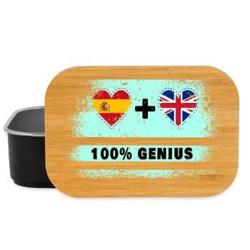 L’Espagne et la Grande-Bretagne draguent 100% génie - Boîte à goûter - noir - Devant