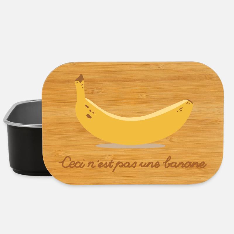 Ceci nest pas une banane - Lunch Box - Schwarz