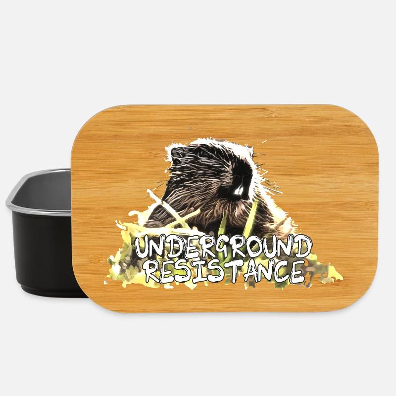 Kult Murmeltier - Underground Resistance - Lunch Box - Schwarz