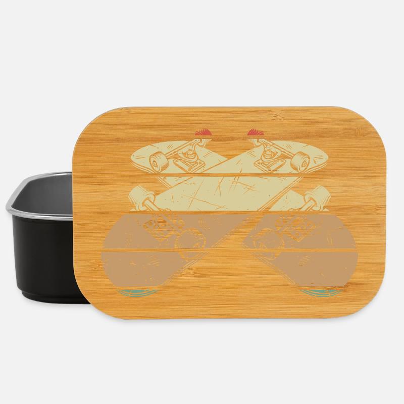 Skateboard Vintage Gaming - Lunch Box - black