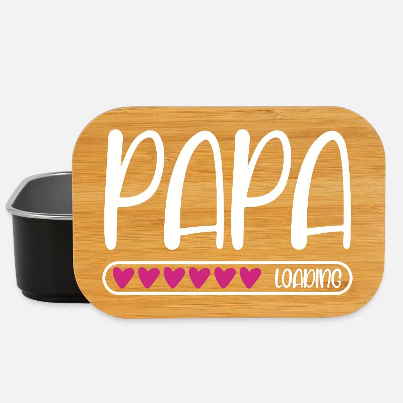 Papa loading - Lunch Box - Schwarz