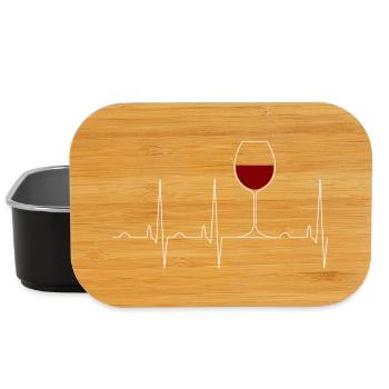 Pulse Filled Glass - Lunch Box - black - Front
