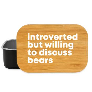 Bear - Lunch Box - black - Front