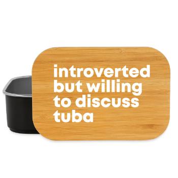 Tuba - Lunch Box - black - Front