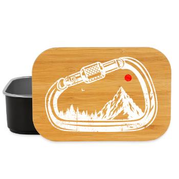 Alpine Ridge Carabiner Graphic - Lunch Box - black - Front