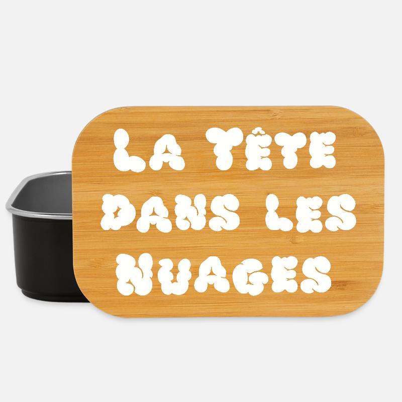 LA TÊTE DANS LES NUAGES ! - Boîte à goûter - noir