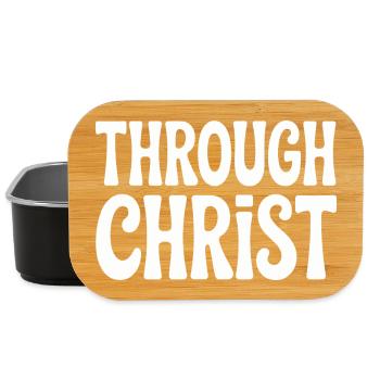 Trough Christ Jesus Christen Glaube - Lunch Box - Schwarz - Vorne