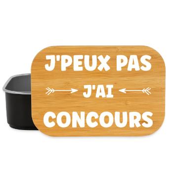 I can't I have a contest - Lunch Box - black - Front
