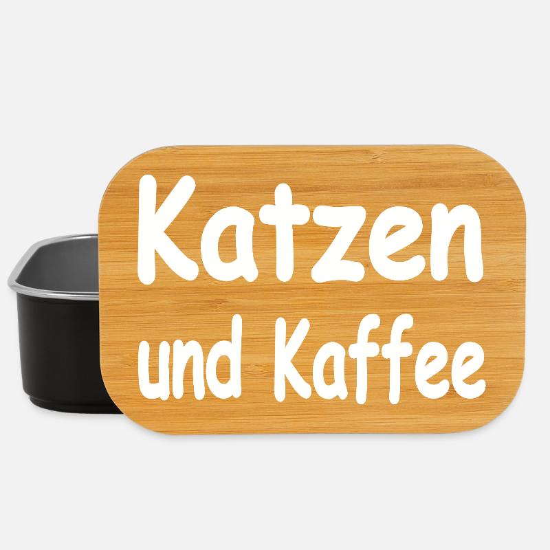 Katzen - Lunch Box - Schwarz
