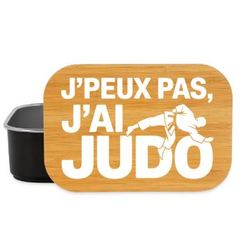 I can't, I have judo - Lunch Box - black - Front